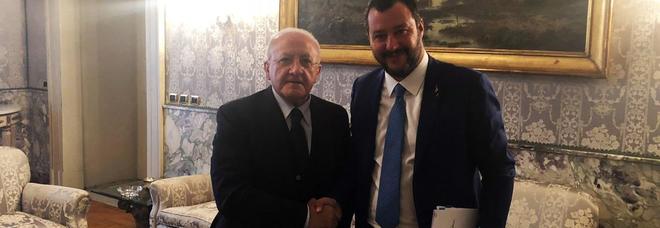 Salvini a Napoli: De Luca, attenzione a criminalità minorile