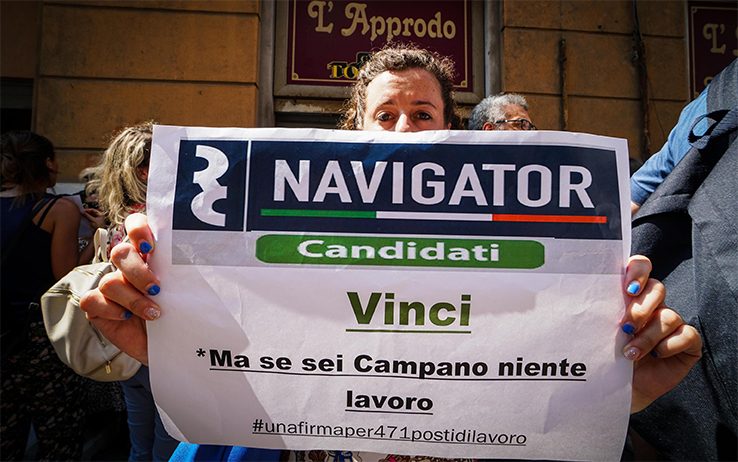 Napoli protesta navigator