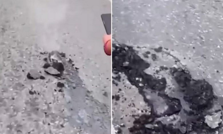 terremoto video fake acqua bolle strada agnano