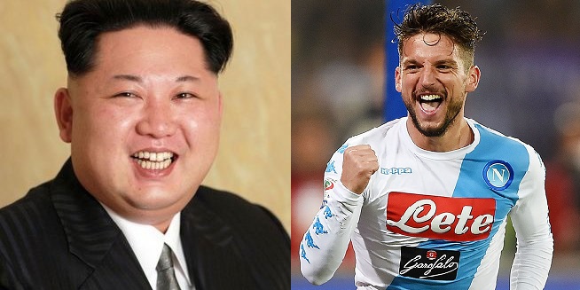 Kim Jong Un-Dries Mertens-Napoli-Capodanno-Botti