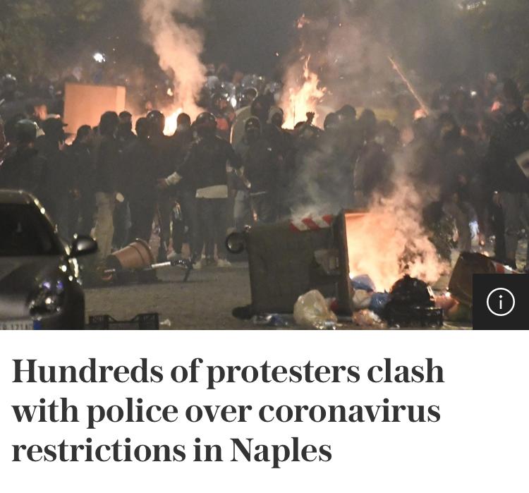 napoli-protesta-lockdown-quotidiani-esteri