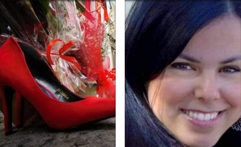 femminicidio-napoli-fiori-scarpe-rosse-sotto-abitazione-ornella-pinto
