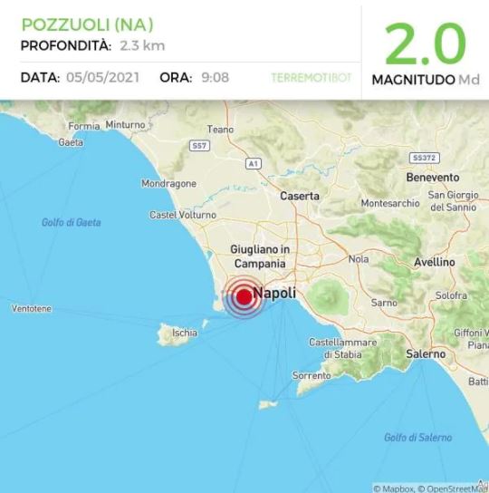 terremoto Napoli Campi Flegrei
