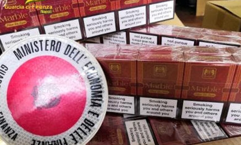 Napoli sigarette contrabbando 14 febbraio
