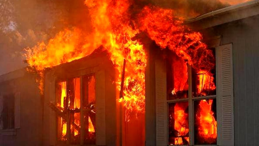 incendia casa Ottaviano 1 aprile