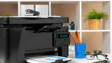 Printer,,Copier,,Scanner,In,Office.,Workplace.
