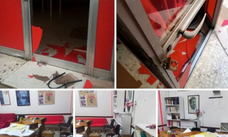 vandalizzata sede associazione nazionale partigiani napoli