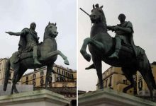 napoli-imbratta-statue-piazza-plebiscito-minorenne