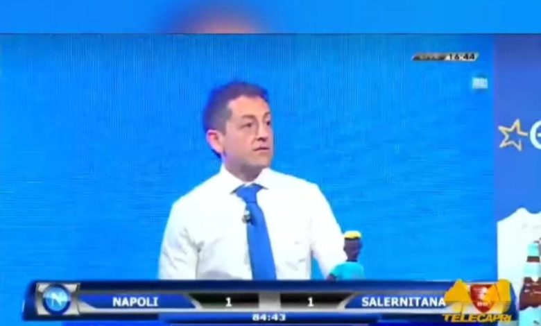Vena polemica, subito dopo il goal del pareggio della Salernitana contro il Napoli al Maradona, per alcune parole di Lucio Pierri