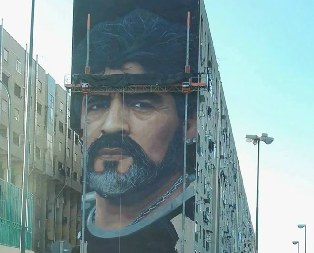Murales Maradona di Jorit