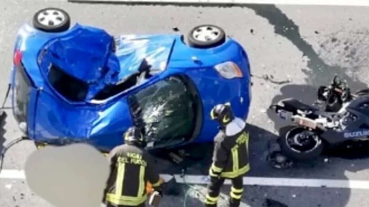 incidente auto moto torino morto gragnano
