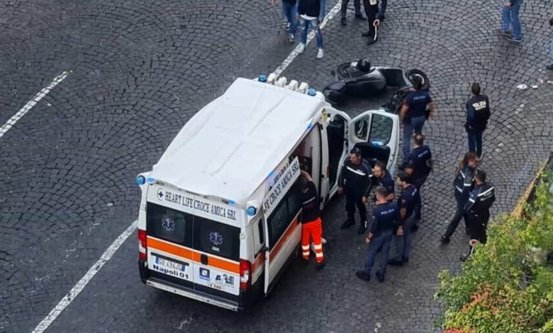 Incidente Napoli investito scooter
