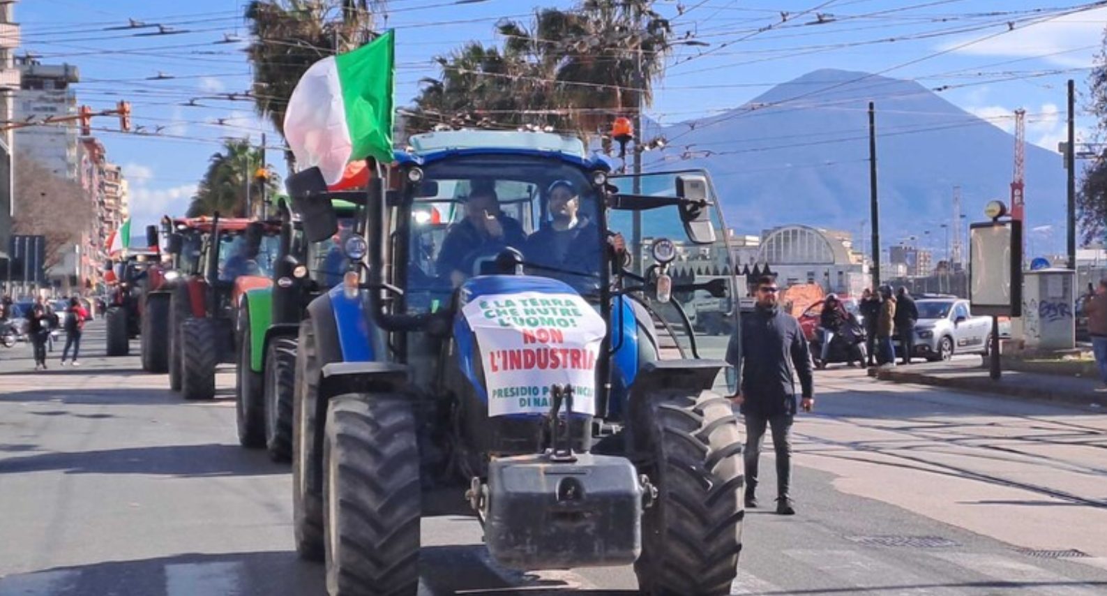 napoli protesta agricoltori