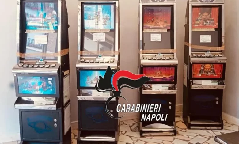 rapina società noleggio slot machine casalnuovo