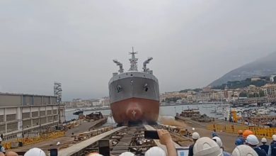 Fincantieri, a Castellammare varata la nave 'Atlante' della Marina Militare